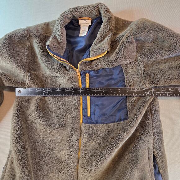 Tommy Bahama Girls XXL (16) Fleece Jacket – Green Blue Yellow, Full Zip - Picture 8 of 16
